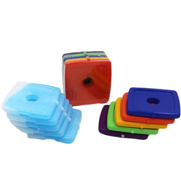 Красочные красивые пластиковые пузыри со льдом обеда охлаждая гель 13.3*12.7*1.3км