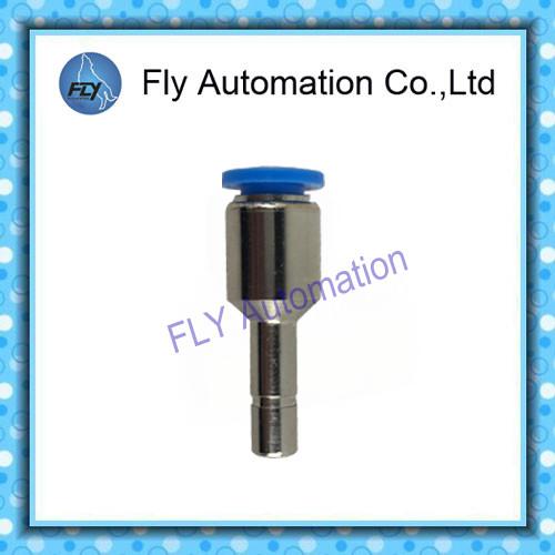 Plastic Metal Flexible Tube Fittings PGJ 6-1/4 Pipe Nickel - Brass Air Fittings