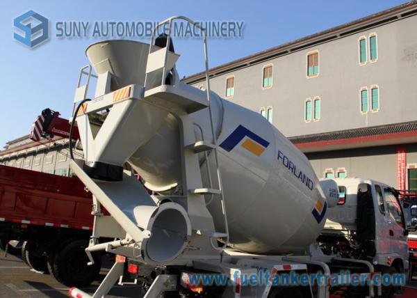 Forland 130 Hp 6 Wheeler 4 M3 Beton Mixer Truck Mercedez Benz Technology