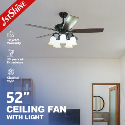 3 Speed Pull Chain Classic Ceiling Fans 5 Plywood Blades Hotel Decorative