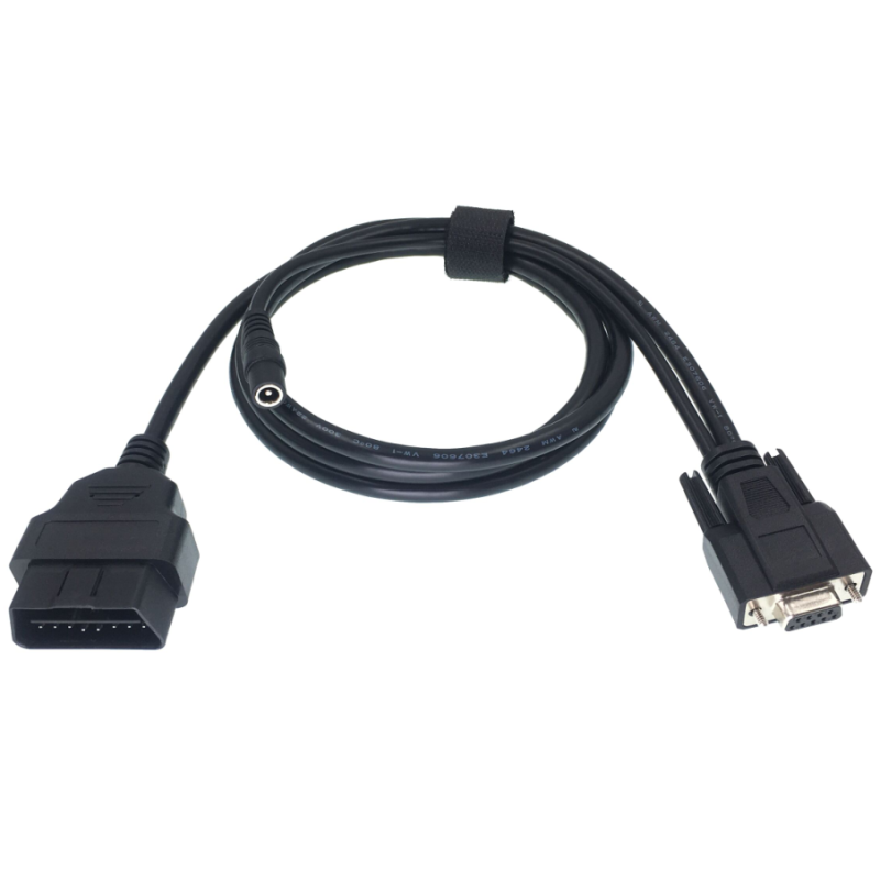 Custom Pinout Assignment DB9 to OBD2 OBDII Female Test Cable for Compact and High Temperature -20- 80°C Diagnosis