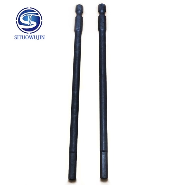 Black Oxide Extended Hexagonal Shaft, Long Size Hex Locating Shaft Tool Pin