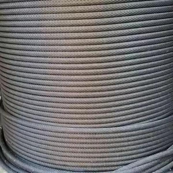 Non-Alloy Wire Rope Cranes For Port Lifting Elevator 6x25fi 6mm-50mm Carbon Steel Construction