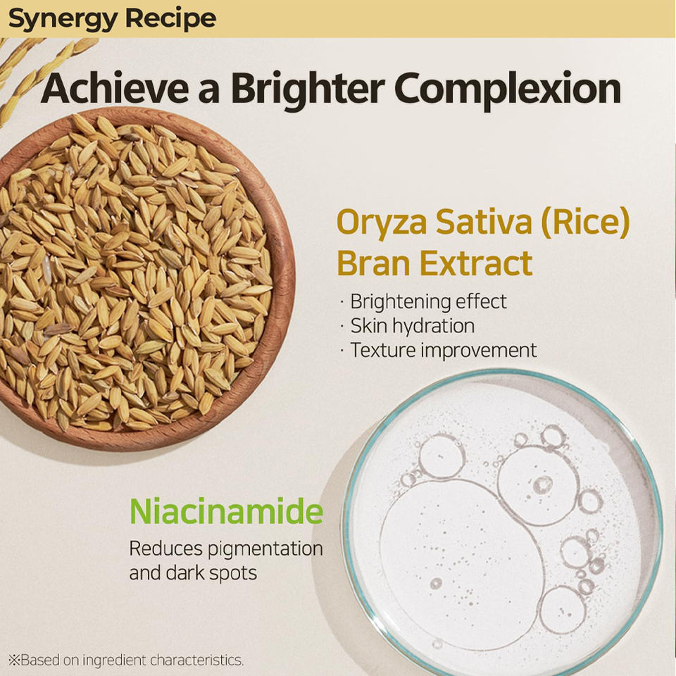 OEM ODM Korean own brand rice nicotinamide skin care facial mask facial cleanser deep cleansing exfoliating brightening skin care cleanser