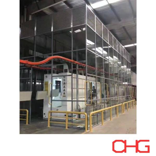 PVC/Stainless Steel/Carbon Steel Powder Coating Machine Spray Booth with Clean Room