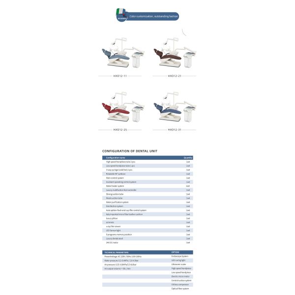 Electricity Dental Chair Stomatology Equipment With Water Purification System