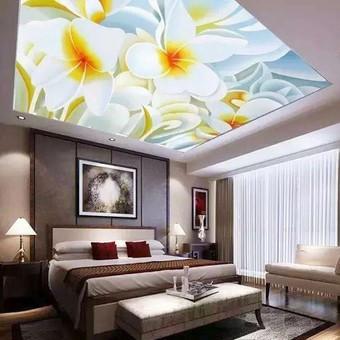 Soft PVC Ceiling Film Model Room Ceiling Decoration Customized Pattern