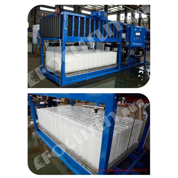 Industrial Block Ice Making Machine with 3150 KG Capacity and GEA/Bock Compressor