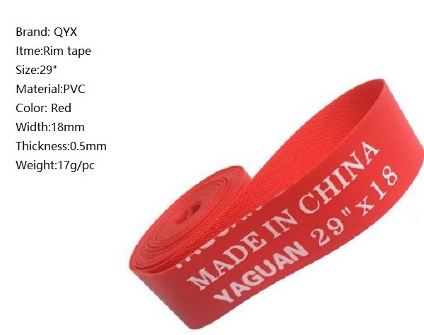 High Pressure Nylon PVC Material Rim Tape 26