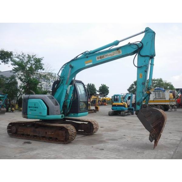 Customized Kobelco Excavator 13 Ton Mitsubishi Engine 0.5m Bucket 1500 Working Hours