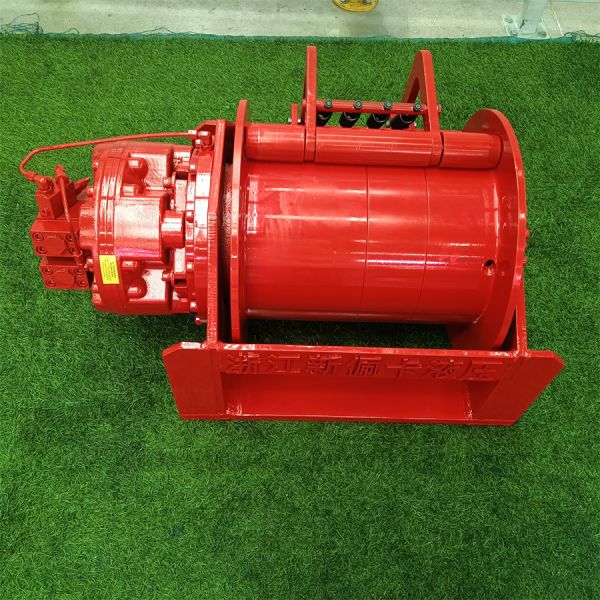 5Tons Ship deck Hydraulic winch lifting Crane with good and Rope type Steel Wire Rope