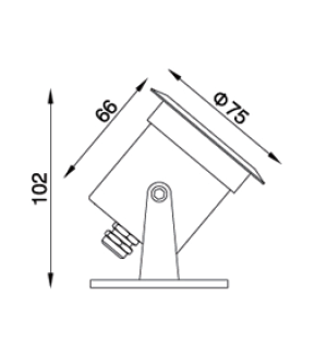 Установка подводного света пруда СИД снабжения жилищем нержавеющей стали 3W округлой формы поверхностная