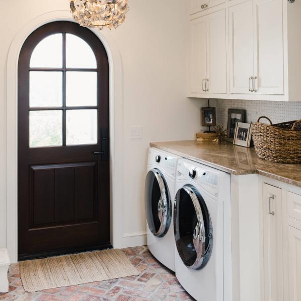 Bathroom White Shaker Laundry Storage Cabinet Furniture Modern Creamy