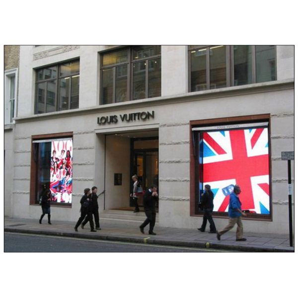 SMD 3528 Transparent Glass LED Screen For Glass Wall Advertising Building