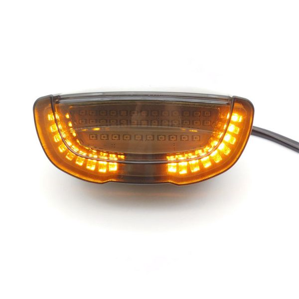 Multifunctional 178g/pcs Black LED Turn Signals for Motorcycle Tail Indicator Light