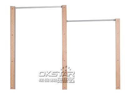 outdoor wooden fitness equipment--WP cheap outdoor exercise equipment uneven bar,park work out,maquinas fitness exterior
