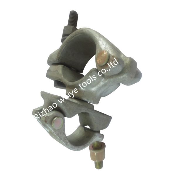 High load capacity scaffolding swivel clamps , forged swivel coupler