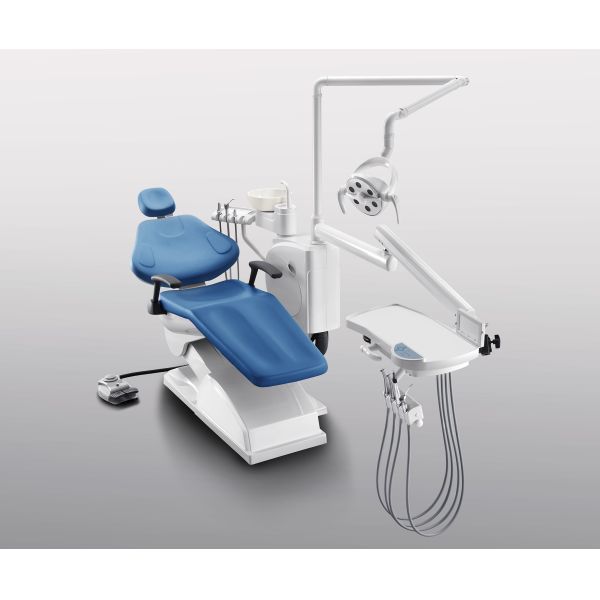 Computer Control Ergonomic Dental Chair , Dental Chair Suction Unit