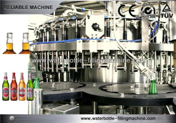 3 dans 1 machine de remplissage de bouteilles en verre
