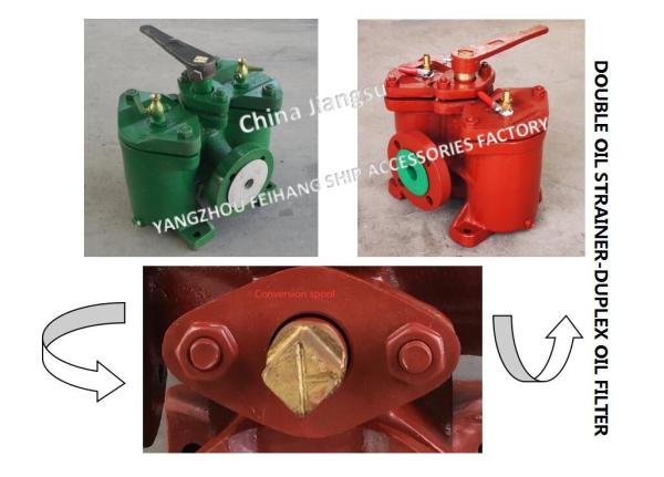 Filtros de óleo Marine Dual Fuel Filter do dobro CB/T425-1994 de Marine Dual Fuel Filter A25 0.25-0.16 A25 0.25-0.16CB/T425-19