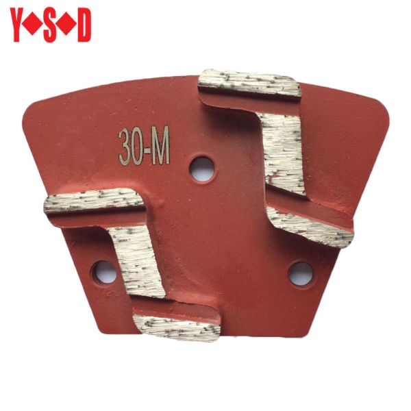 S Segment Diamond Grinding Tools Plate Grit 30 Customized Color