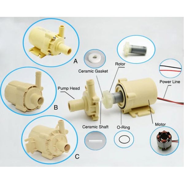 водяная помпа 12V качества еды мини BLDC компакта 7L m 24V для машины кофе