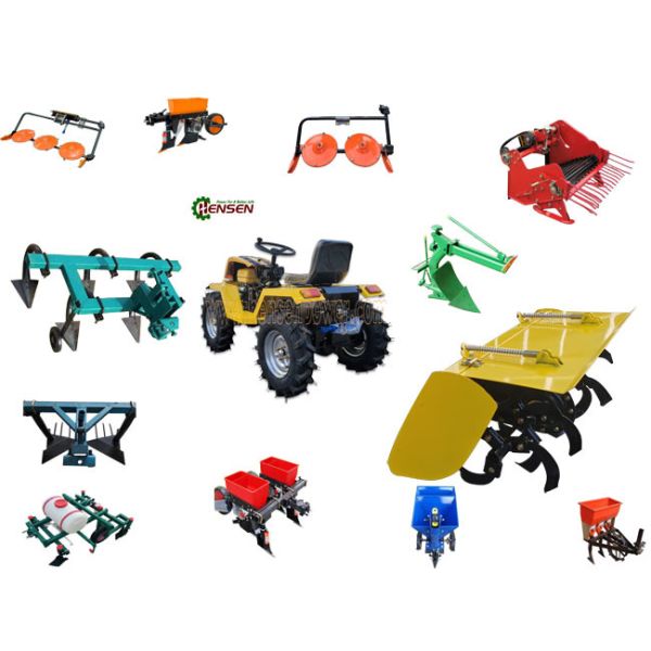 Multifunctional Gasoline Tractor 18HP Agricultural Mini Tractor