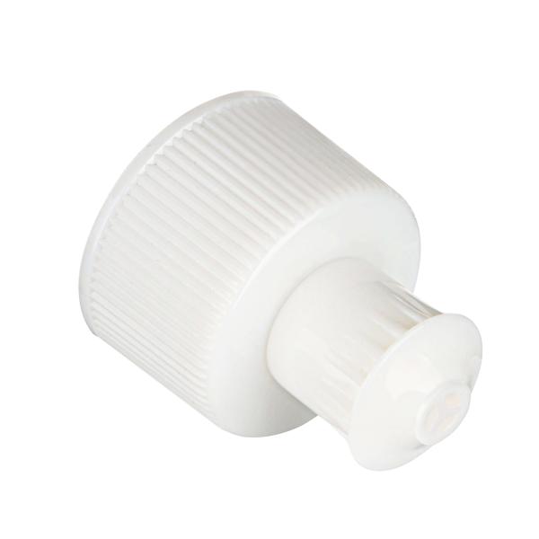 Color personalizado 24mm 28mm Blanco plástico PP Push Pull Cap Sport Botella de agua tapa