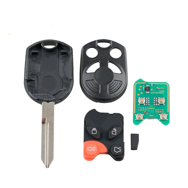 4 Buttons Car Key 315Mhz 4D63 Chip OUCD6000022 FOB Keyless Remote Control For Ford
