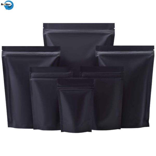 500g 1kg Food Grade Flexible Plastic Flat Bottom Bag Packaging with Zipper for Whey Protein Powder