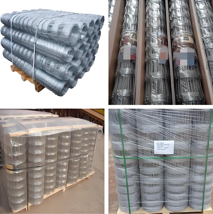 1.8mm Line Wire High Tensile Livestock Fence Netting with Fixed Knot and Hot-dipped Galvanized Surface