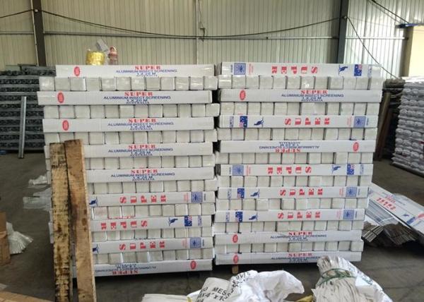 1m * 20m Aluminum Insect Screen , Mill Finish Aluminum Flattened Expanded Sheet