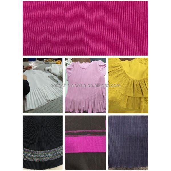 Multifunction Textile Cloth Pleater Machine Computerized Skirt Fabric Ribbon Pleating Machine