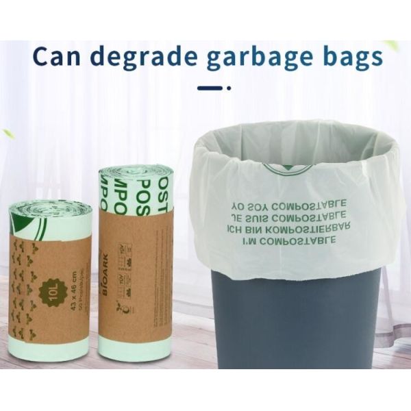 dry cleaning laundry wash bag with die cut handle, Biodegradable Compostable Hotel Plastic Laundry Bag, laundry bag eco-