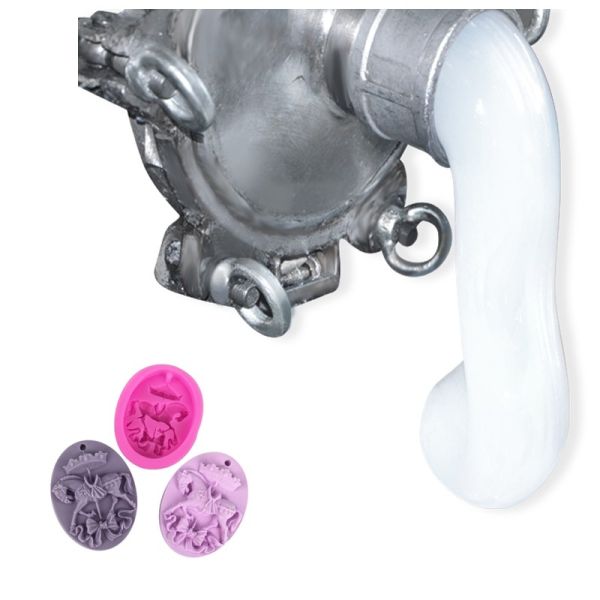A+B LSR Liquid Silicone Rubber / White Color Condensed Cure Liquid Silicone For Molds