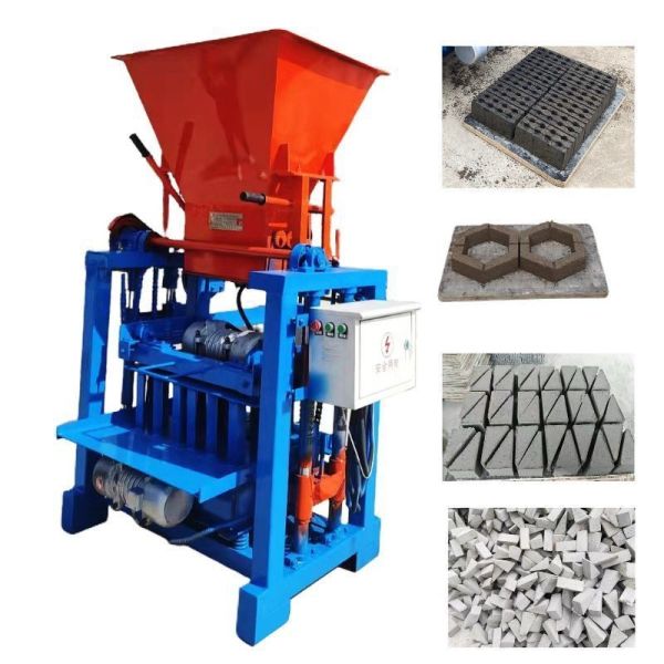 Mobile Vibration Pressure Stone Diesel Hollow Brick Making Machinery Equipment for Bricks