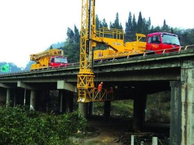 HTRR208 Railway Bridge Inspection Vehicle 4m Height 20km/H Railway Speed