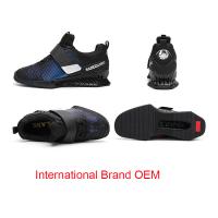 Men Powerlifting Athletic Snearker Shoes Comprehensive Bodybuilding Training Custom Logo