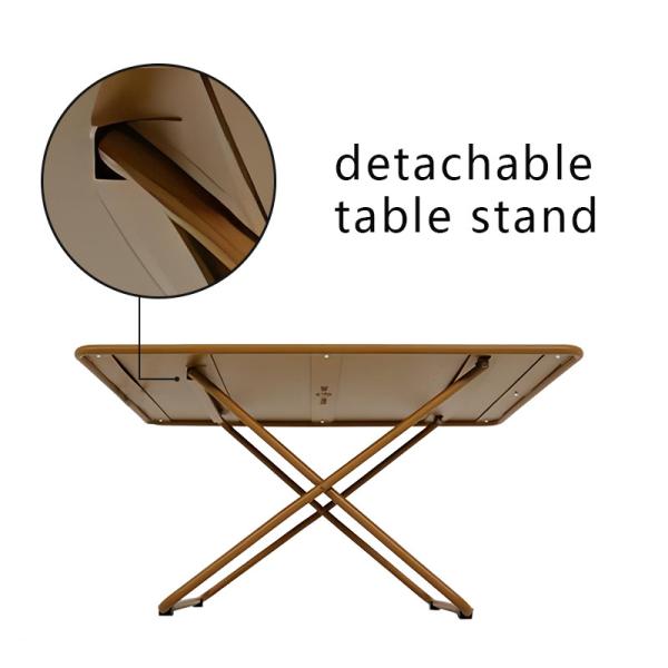 Lightweight Aluminum Fold Up Camping Table 30kg Capacity