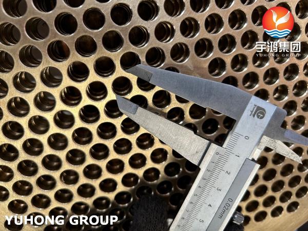 ASTM B171 C46400 Heat Exchanger Tubesheet In Ships And Power Industry