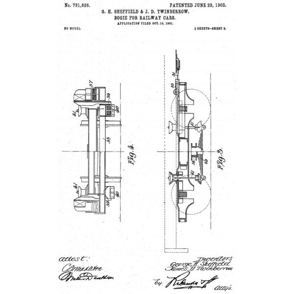 Locomotive Scheffel Bolster Railway Bogie Parts