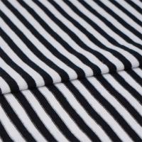 Tissus tricotés à rayures confortables et respirants, adaptés à la peau