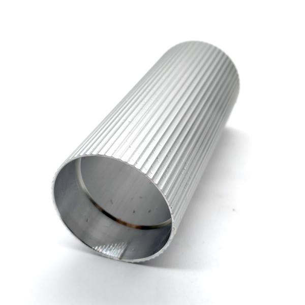 Custom CNC Machined Aluminum Knurled Cylinder Tube