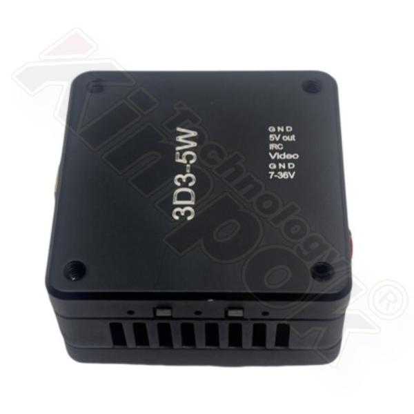3.3G 5W UAV ビデオトランスミッター 3.3Ghz VTX 高性能 FPV ドローン部品 16CH 25mW 5000W VTX