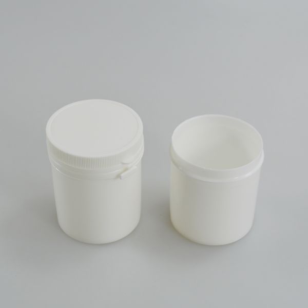 PP Tear Pull Cap Bottle 80g Chewing Gum Plastic Bottle with Straight Round Design