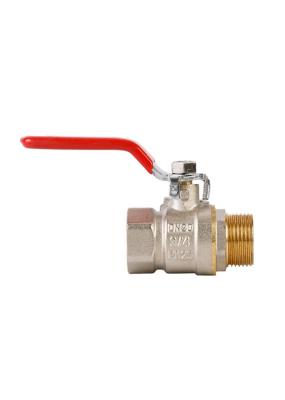 Manual Antirust Nickel Plated Ball Valve Anti Corrosion Practical