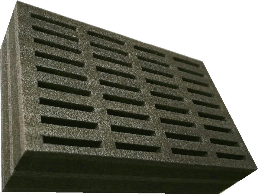 Пробирки упаковывая вставки пены коробки отрежут по заданному размеру материал ЭПЭ