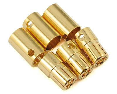 a banana chapeada ouro de 600V 65A obstrui a fêmea masculina de 6mm para a bateria do ESC Lipo do motor