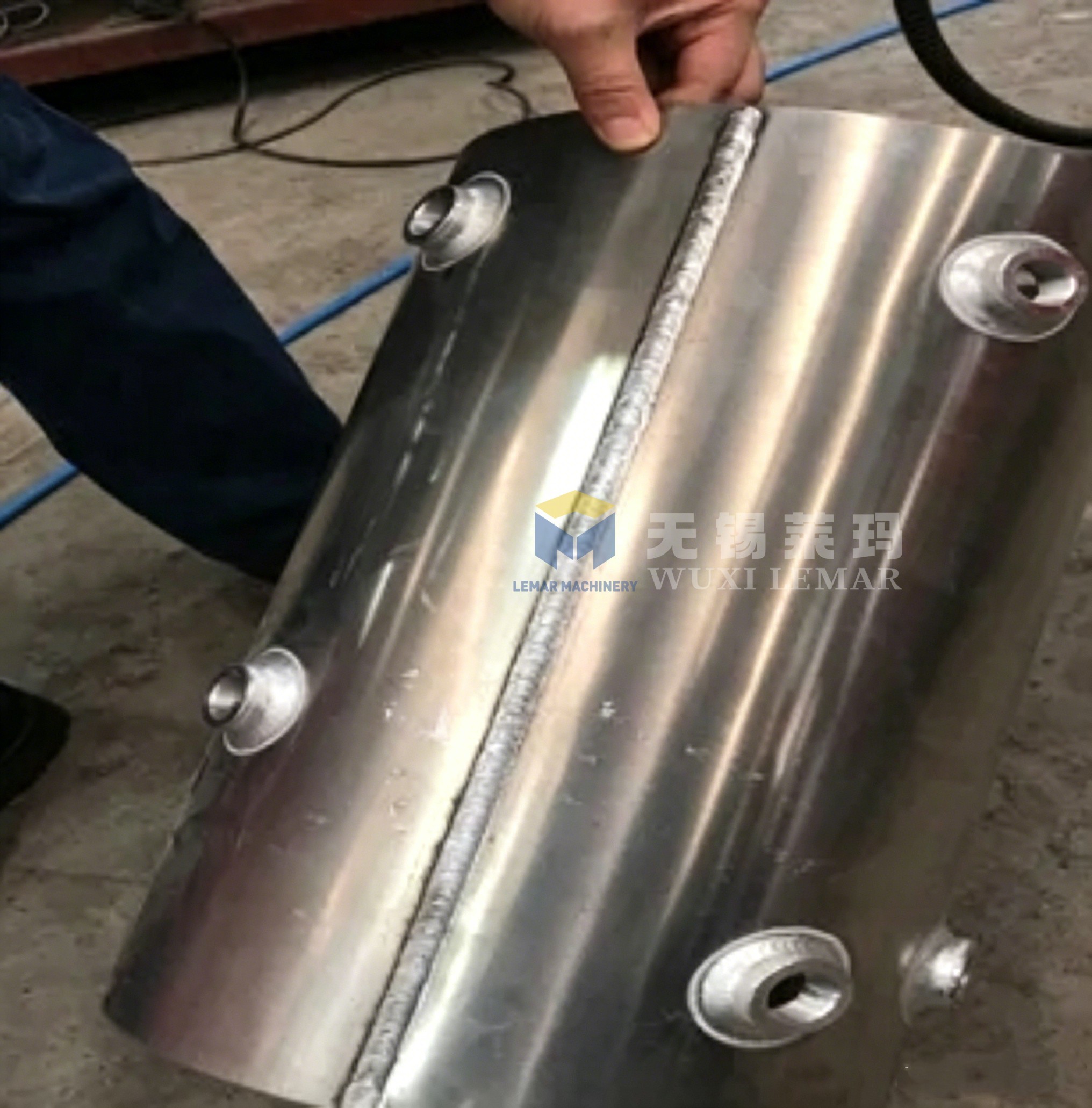1200mm TIG Straight Seam Welder for Small Stainless Steel Cylinder, Thin Wall Tank & Pipe Butt Welding