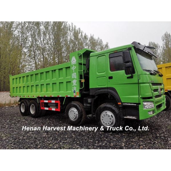 40 тележка сброса Уилеров 7800x2300x1600mm HOWO тонны 8x4 12 подержанная